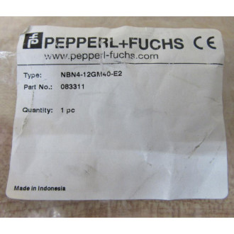 Pepperl + Fuchs 083311 Proximity Sensor NBN4-12GM40-E2