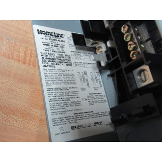 Square D HOM2-4L70S Home Line Load Center HOM24L70S