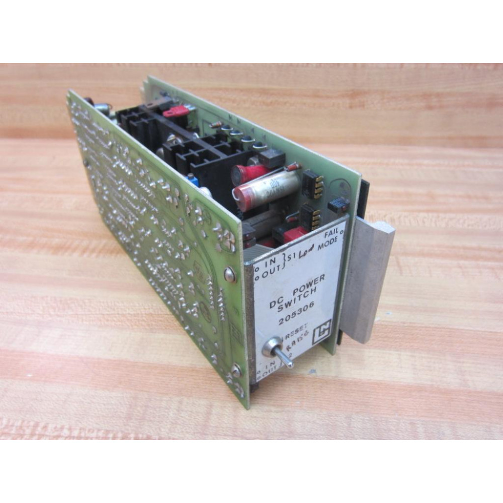 Leeds & Northrup 205306 DC Power Switch Board - Used