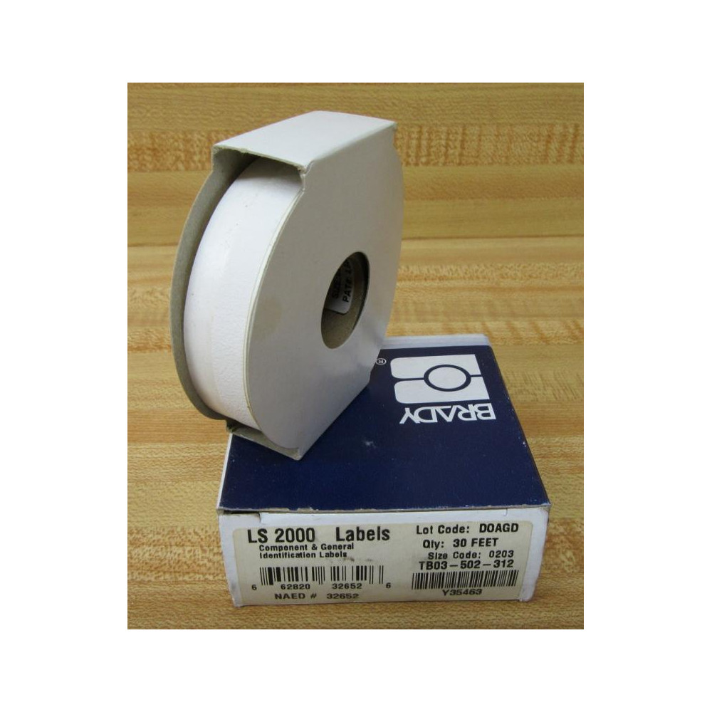 Brady TB03-502-312 Terminal Block Labels 32652