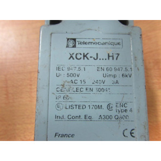 Telemecanique XCK-J....H7 Limit Switch Blue - New No Box Telemecanique XCK-J....H7 Limit Switch Blue - New No Box