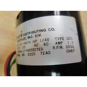 Fasco 7121-4614 Model D205 Double Shaft Motor 71214614 - New No Box