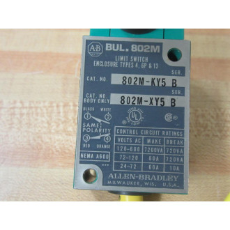 Allen Bradley 802M-KY5 Limit Switch 802MKY5 - New No Box