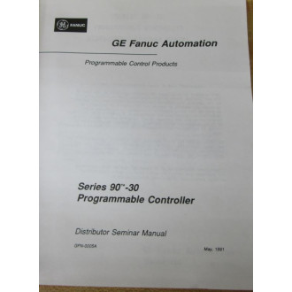 GE Fanuc Automation GFN-0005A Distributor Seminar Manual GFN0005A - Used