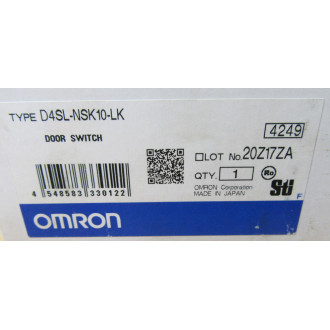 Omron D4SL-NSK10-LK Door Switch D4SLNSK10LK WO Handle - Used