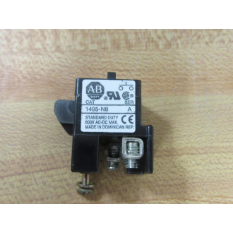 Allen Bradley 1495-N8 Auxiliary Contact  1495N8 - New No Box Allen Bradley 1495-N8 Auxiliary Contact  1495N8 - New No Box