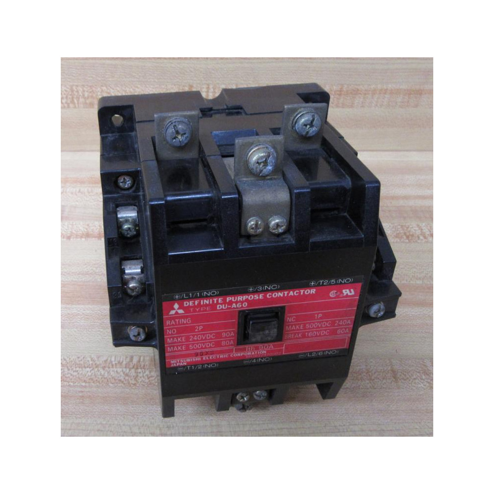 Mitsubishi DU-A60 Contactor DUA60 - Used Mitsubishi DU-A60 Contactor DUA60 - Used