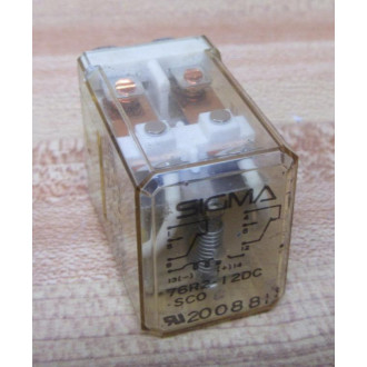 Sigma 76R2.12DC-SCO Relay 76R212DCSCO - Used