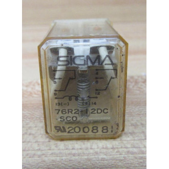 Sigma 76R2.12DC-SCO Relay 76R212DCSCO - Used