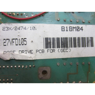 Cegelec 23X2474D1L Base Drive PCB - Parts Only