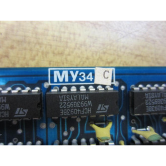 SIEI ECS 1514 MY34 Circuit Board ECS1514 MY34 C - Parts Only