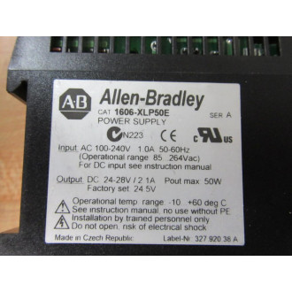 Allen Bradley 1606-XLP50E Power Supply 1606XLP50E - New No Box
