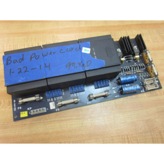 SIEI ECS 1309-2 Sy3 Circuit Board ECS13092 Bad Power Card - Parts Only