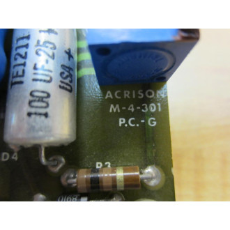 Acrison M-4-301 Micro-Data Power Supply Regulator Bd M4301 - Used
