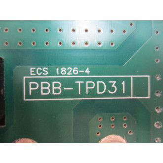 PBB-TPD31 Current Sensing Power Board  ECS1826-4 W2 Current Sensors - Used
