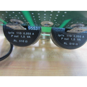 PBB-TPD31 Current Sensing Power Board  ECS1826-4 W2 Current Sensors - Used