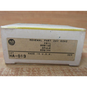 Allen Bradley HA013 Coil 24V 60HZ For Contactor