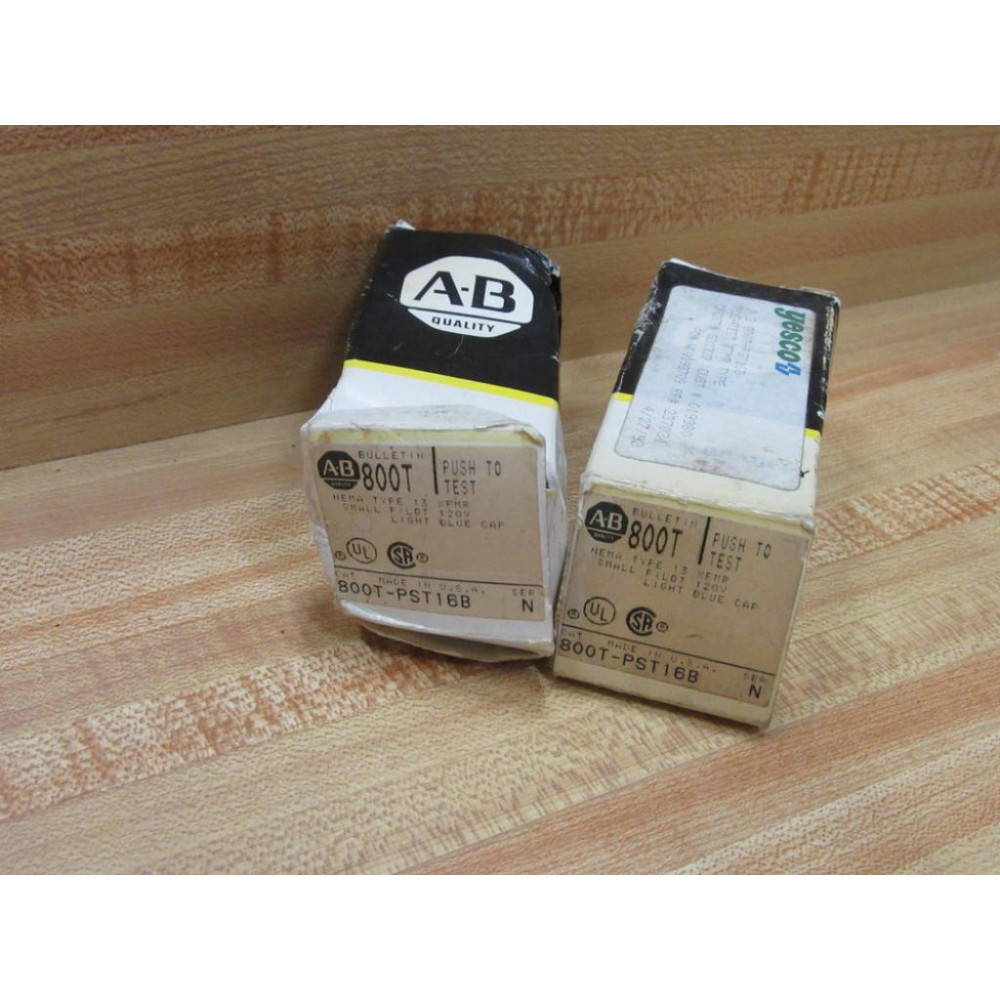 Allen Bradley 800T-PST16 Pilot Light B Blue Ser.N (Pack of 2) Allen Bradley 800T-PST16 Pilot Light B Blue Ser.N (Pack of 2)