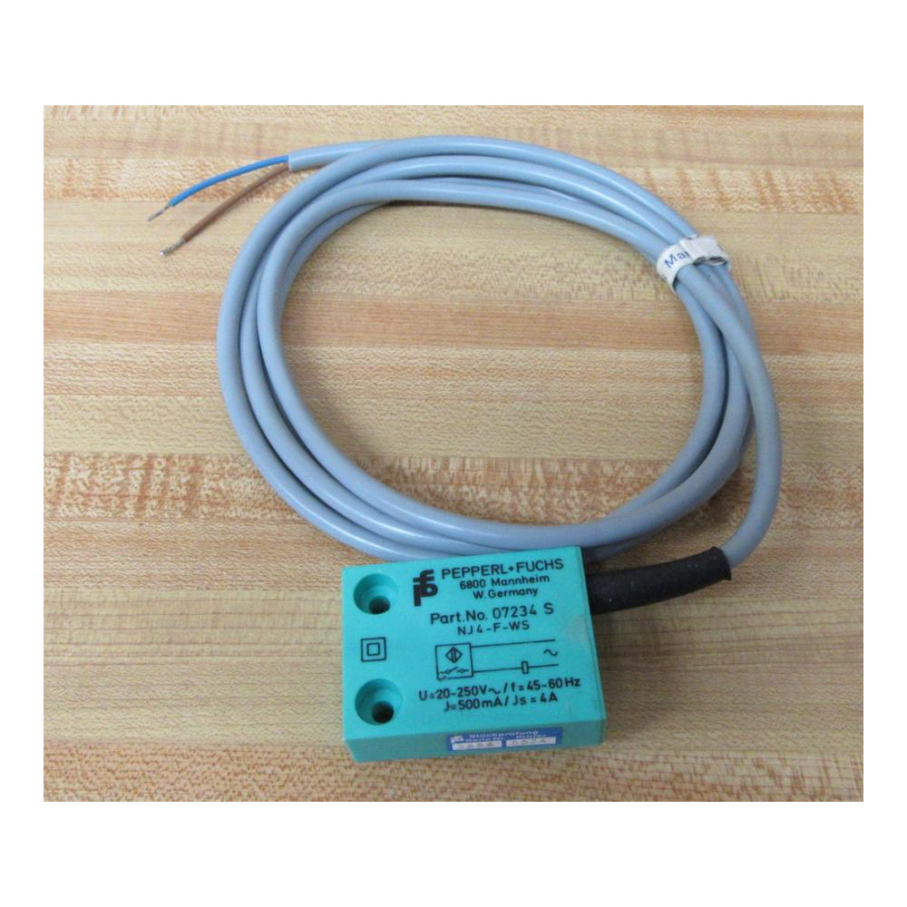 Pepperl + Fuchs 07234 S Inductive Sensor 07234S - New No Box Pepperl + Fuchs 07234 S Inductive Sensor 07234S - New No Box