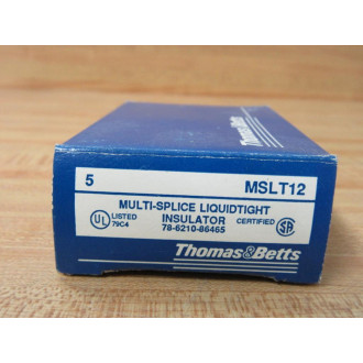 Thomas & Betts MSLT12 Multi-Splice Liquidtight Insulator (Pack of 5) Thomas & Betts MSLT12 Multi-Splice Liquidtight Insulator (Pack of 5)