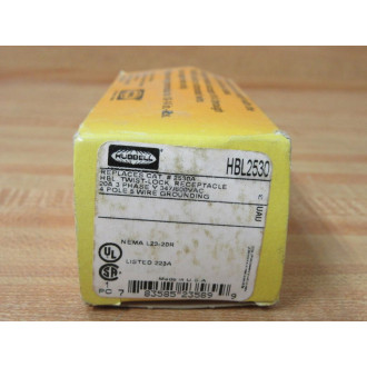 Hubbell HBL2530 Twist-Lock Receptacle