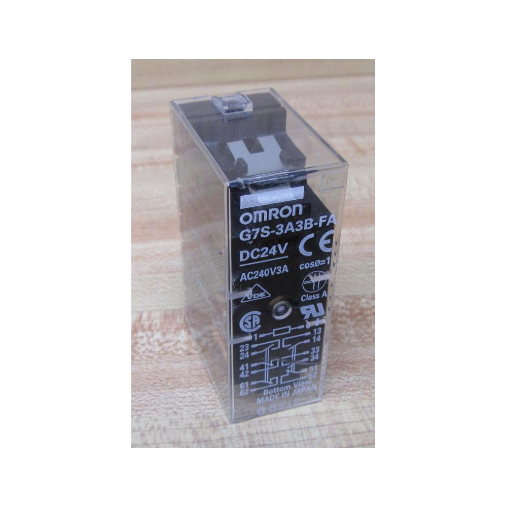 Omron G7S-3A3B-FA Relay G7S3A3BFA - New No Box Omron G7S-3A3B-FA Relay G7S3A3BFA - New No Box