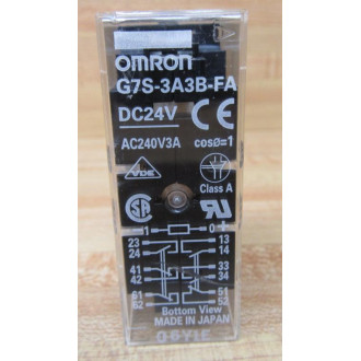 Omron G7S-3A3B-FA Relay G7S3A3BFA - New No Box