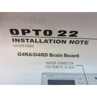 Opto 22 G4RD Remote Digital Board 5181