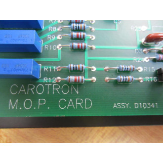 Carotron D10341 M.O.P. Card - Used