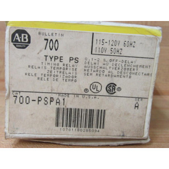 Allen Bradley 700-PSPA1 Solid State Timing Relay 700PSPA1