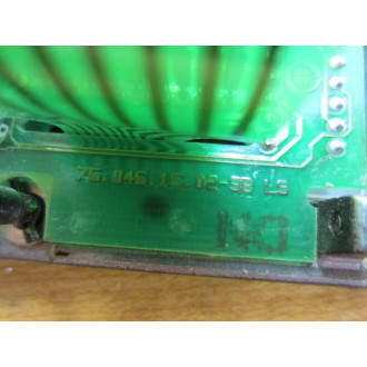 JUMO 75.046.15.02-3B LS Temp.Control PanelCircuit Board 7504615023BLS - Used