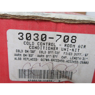 Robertshaw 3030-708 Cold Control-Room AC Uni-Kit 3030708