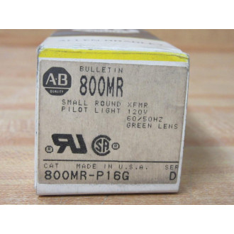 Allen Bradley 800MR-P16G Pilot Light 800MRP16G