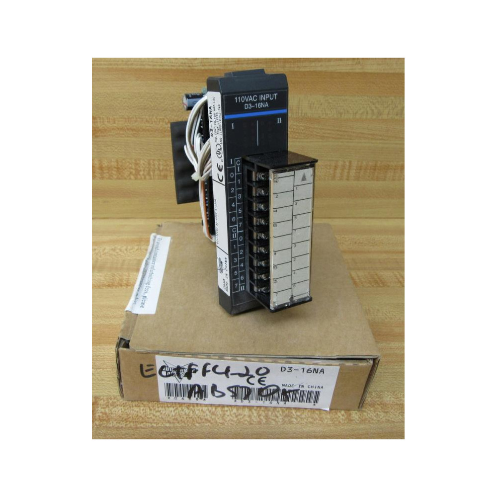 Automation Direct D3-16NA Discrete Input Module D316NA Automation Direct D3-16NA Discrete Input Module D316NA