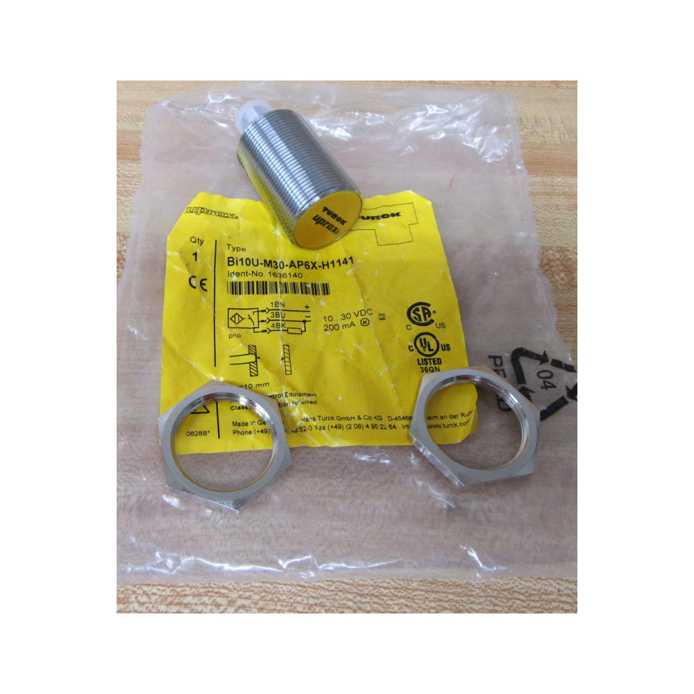 Turck BI10U-M30-AP6X-H1141 BI10UM30AP6XH1141 Proximity Switch 1636140
