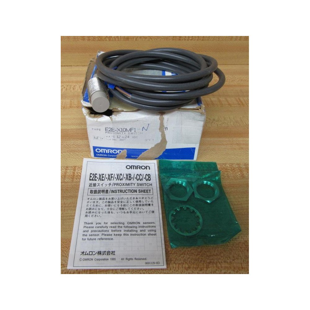 Omron E2E-X10MF1 Proximity Switch E2EX10MF1 Omron E2E-X10MF1 Proximity Switch E2EX10MF1