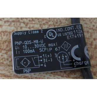 Numatics PNP-QDS-M8-U Magnetic Position Sensor PNPQDSM8U