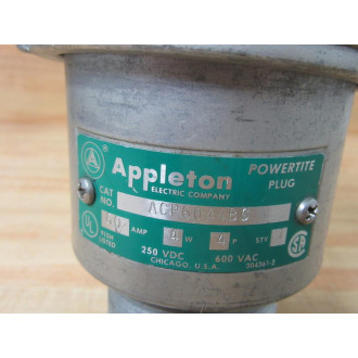 Appleton ACP6044BC Powertite Clamp Ring Plug - Used Appleton ACP6044BC Powertite Clamp Ring Plug - Used