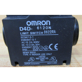 Omron D4D-6120N Limit Switch D4D6120N