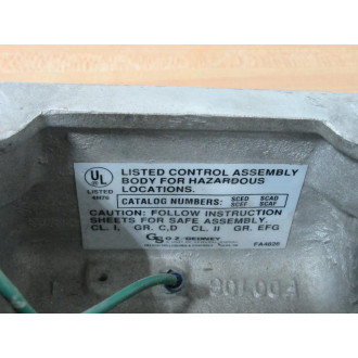 OZ Gedney SCAD12B2L1P3P4 34" Enclosure - Used