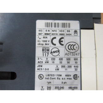 Telemecanique LP1 D5011 BD Contactor LC1 D50 - Used