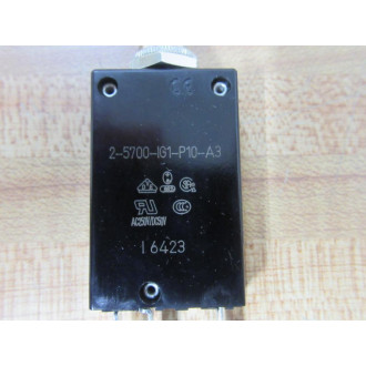 ETA 2-5700-IG1-P10-A3 3A Circuit Breaker 25700IG1P10A3 ETA 2-5700-IG1-P10-A3 3A Circuit Breaker 25700IG1P10A3