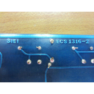 SIEI ECS1316-2 PTy34b Board ECS13162 W(12) 2-Wire Leads & Connector - Used