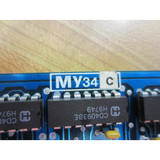 SIEI ECS 1514 MY34 Circuit Board ECS1514 MY34 c  WRibbon Cable - Used