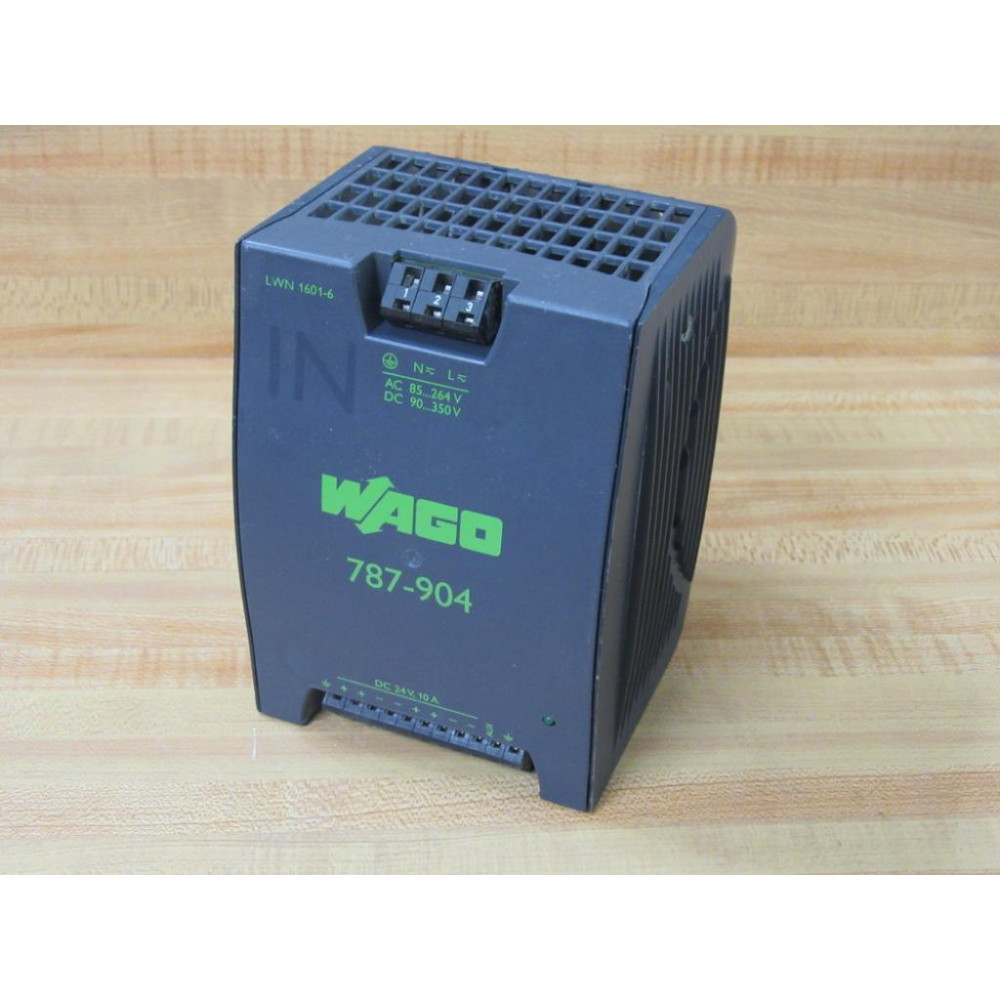 Wago 787-904 Power Supply LWN 1601-6C1 - Used Wago 787-904 Power Supply LWN 1601-6C1 - Used