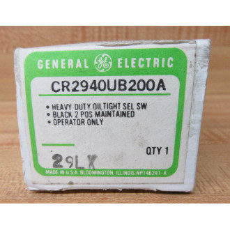 General Electric CR2940UB200A Selector Switch