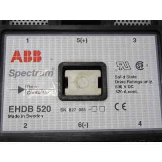 ABB EHDB 520C-1L Contactor SK 827 085 AF EHDB520C1L - Used