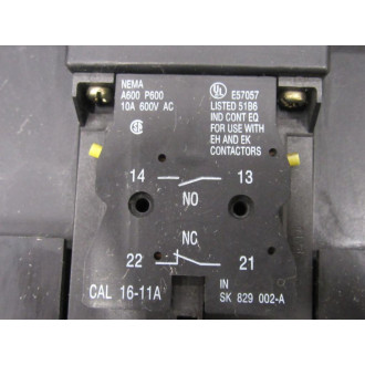 ABB EHDB 520C-1L Contactor SK 827 085 AF EHDB520C1L - Used