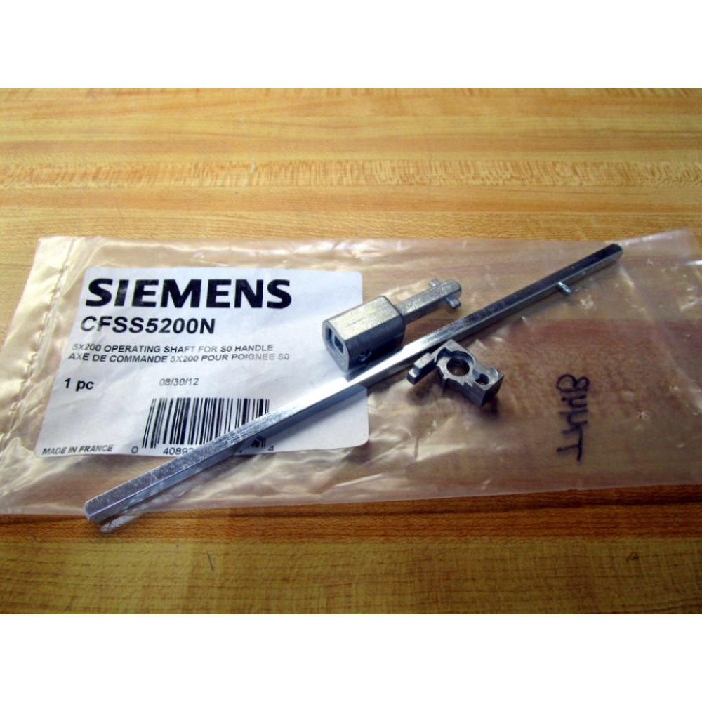 Siemens CFSS5200N Operating Shaft Alt. Hardware Siemens CFSS5200N Operating Shaft Alt. Hardware