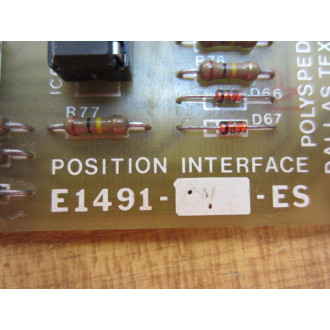 Polyspede Electronics E1491-01-ES Position Interface E149101ES wConnector - Used